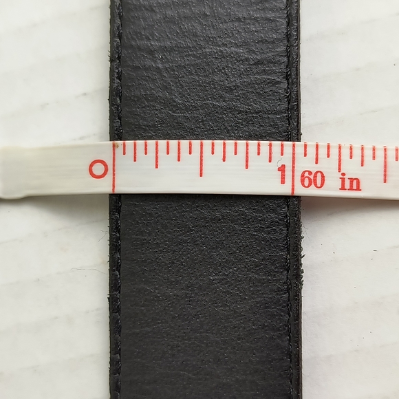 Connie Bates For Fahrenheit Brown Embossed Belt with Gold Buckle - Picture 13 of 15